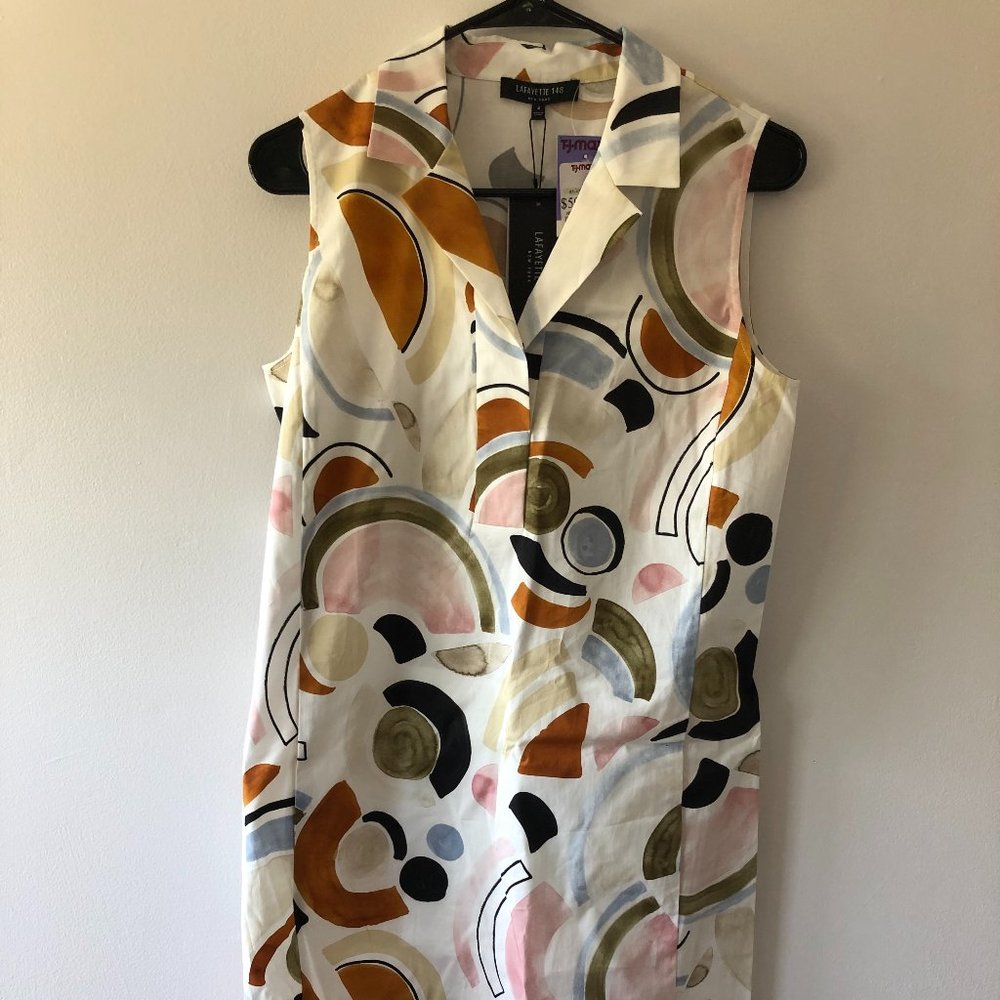 Lafayette 148 Sleevless Shirt Dress (NWT)